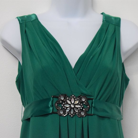 ebay emerald green dress LaDivine CC487 Dress